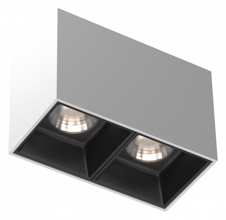 Накладной светильник maytoni technical alfa led c065cl-02-l12w4k-w