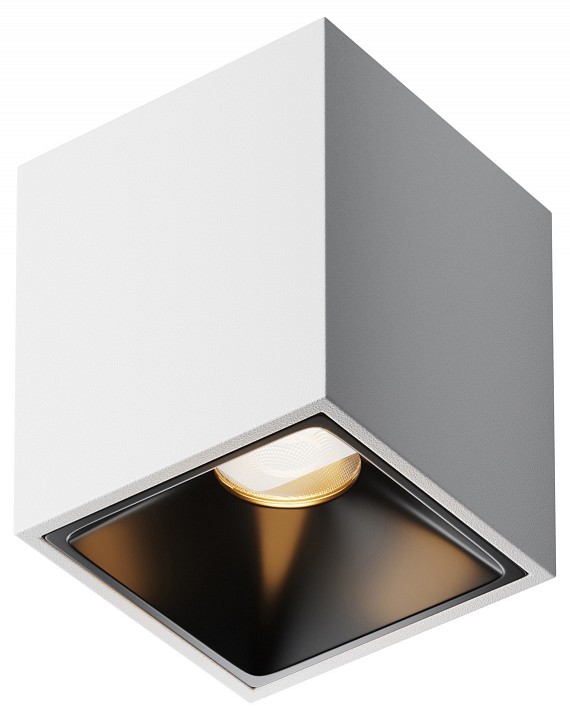 Накладной светильник maytoni technical alfa led c065cl-8w3k-sq-wb