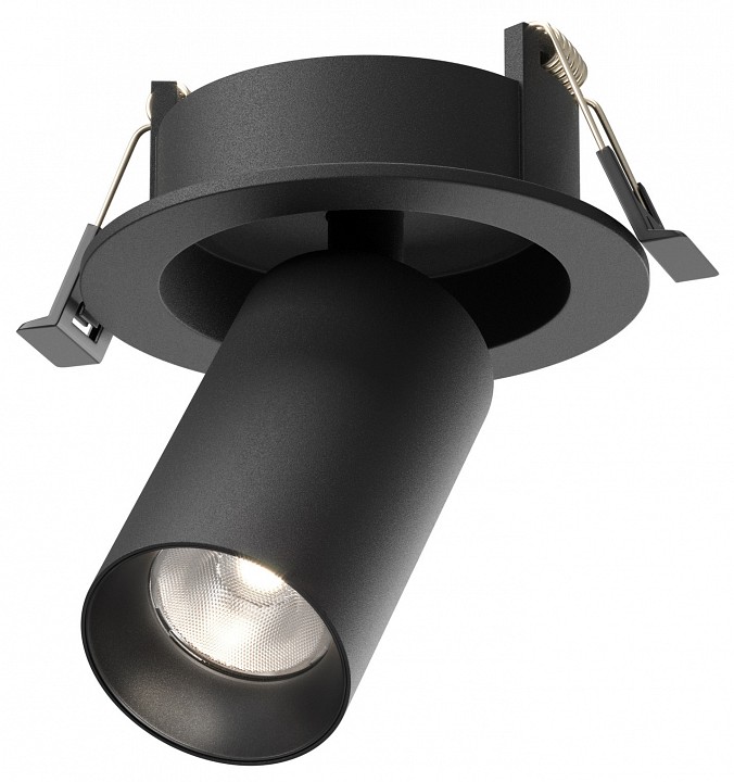 Встраиваемый светильник на штанге maytoni technical focus led c071cl-7w4k-b