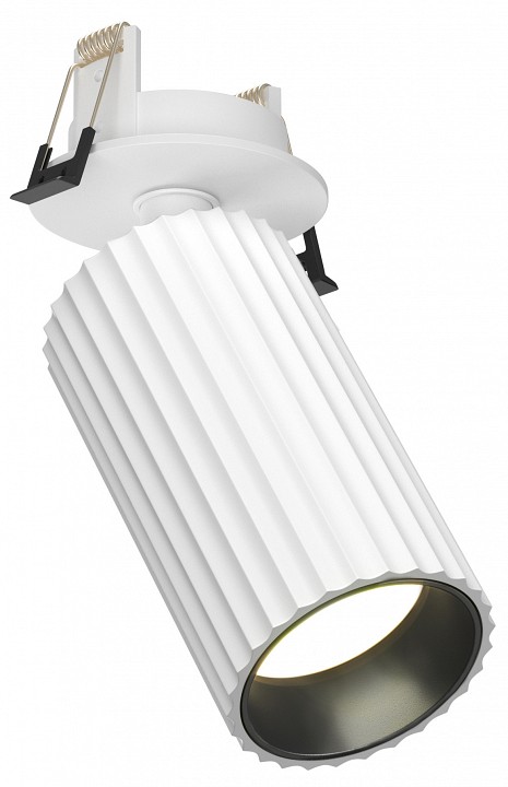 Встраиваемый светильник на штанге maytoni technical calipso c110cl-01-gu10-w