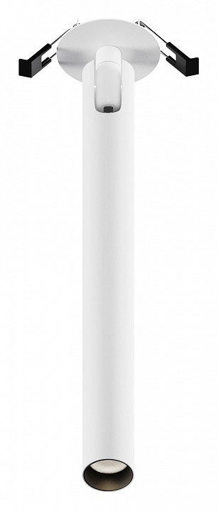 Встраиваемый светильник на штанге maytoni technical focus t c141rs-l300-6w3k-w