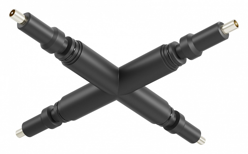 Соединитель x-образный для модульных светильников maytoni technical accessories for system axity ca008tx-b