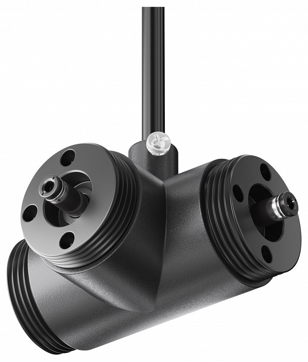 Токопровод t-образный центральный maytoni technical  ca015tc-p-b