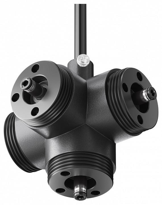 Токопровод угловой внутренний maytoni technical  ca019l4c-p-b