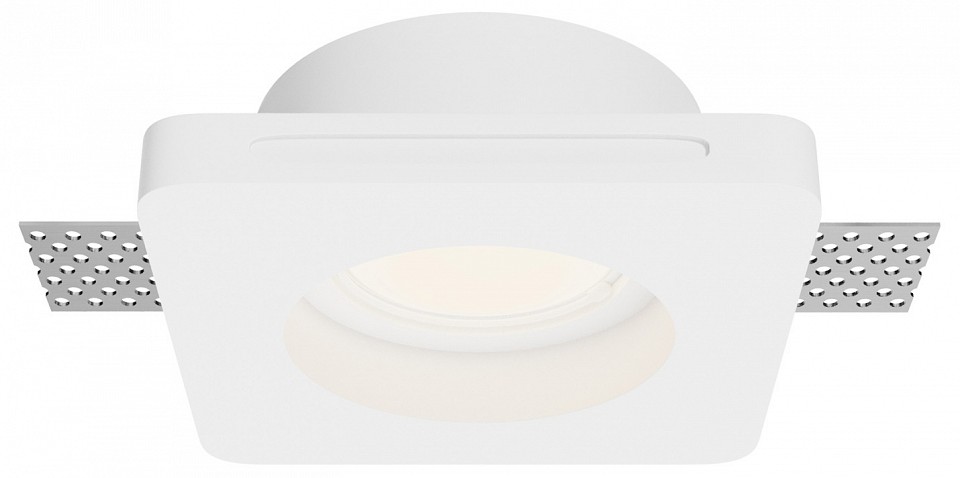 Встраиваемый светильник maytoni technical gyps modern dl002-gu10-01-w