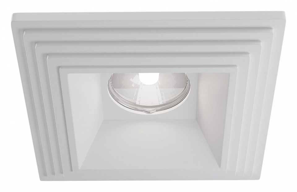 Встраиваемый светильник maytoni technical gyps modern dl005-1-01-w