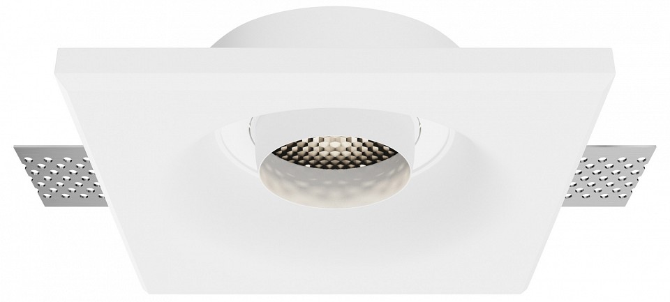 Встраиваемый светильник maytoni technical gyps modern dl006-gu10-rd-w