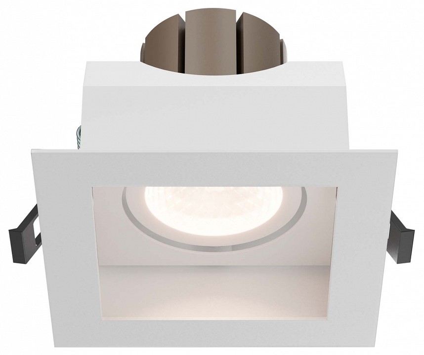 Встраиваемый светильник maytoni technical metal modern dl008-12w2.7-3-4k-w