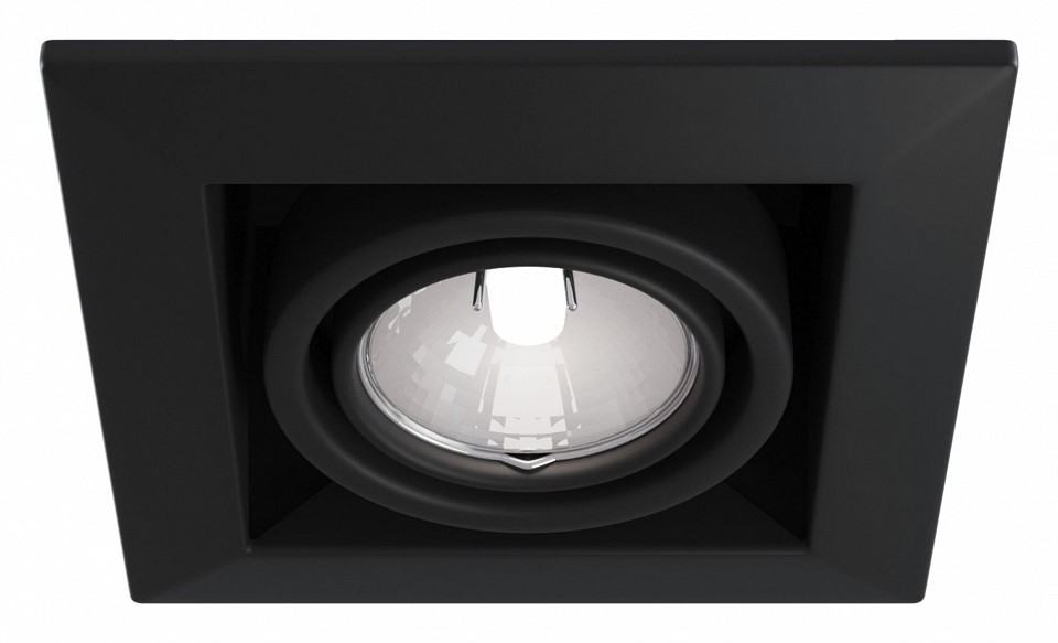 Встраиваемый светильник maytoni technical metal modern dl008-2-01-b