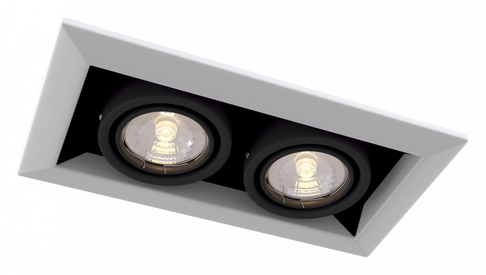 Встраиваемый светильник maytoni technical metal modern dl008-2-02-w