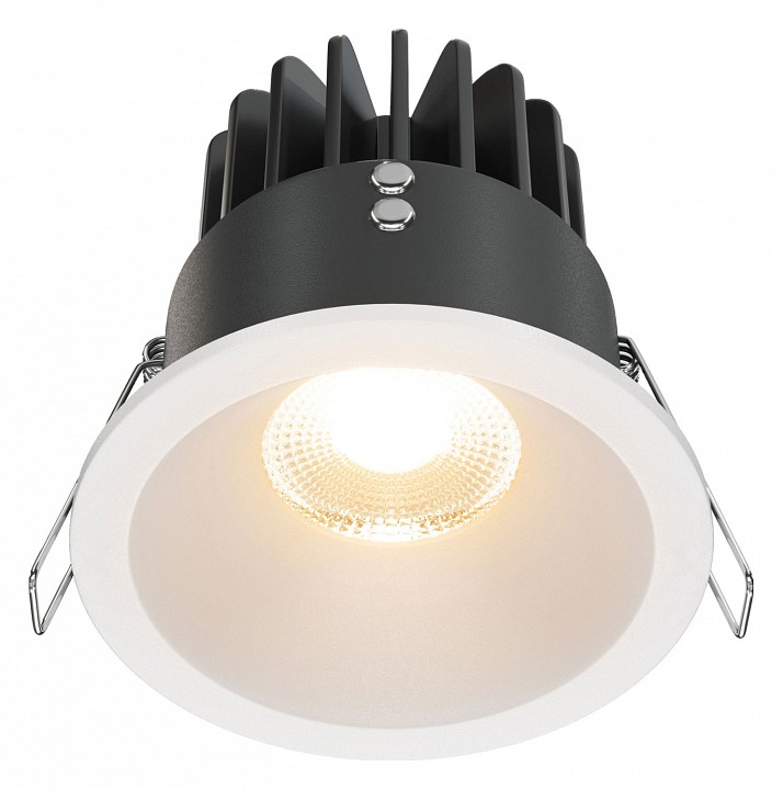 Встраиваемый светильник maytoni technical zoom dl034-01-12w2.7k-w