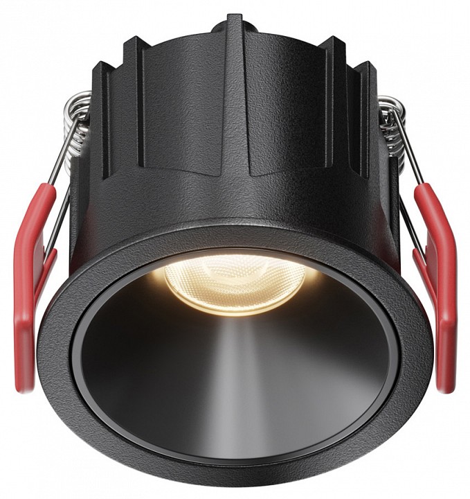 Встраиваемый светильник maytoni technical alfa led dl043-01-10w3k-rd-b-1