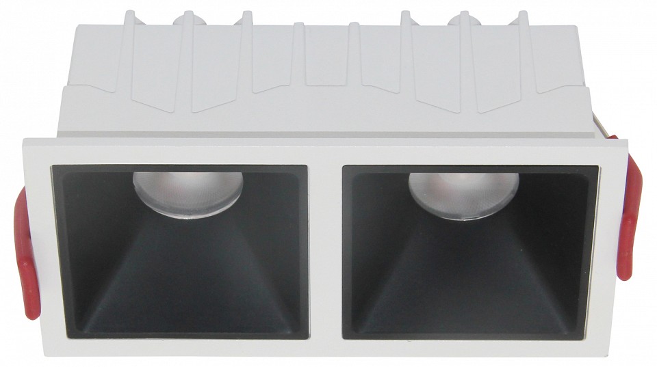 Встраиваемый светильник maytoni technical alfa dl043-02-10w3k-d-sq-wb