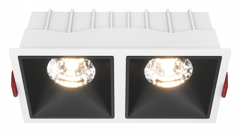Встраиваемый светильник maytoni technical alfa led dl043-02-15w3k-d-sq-wb