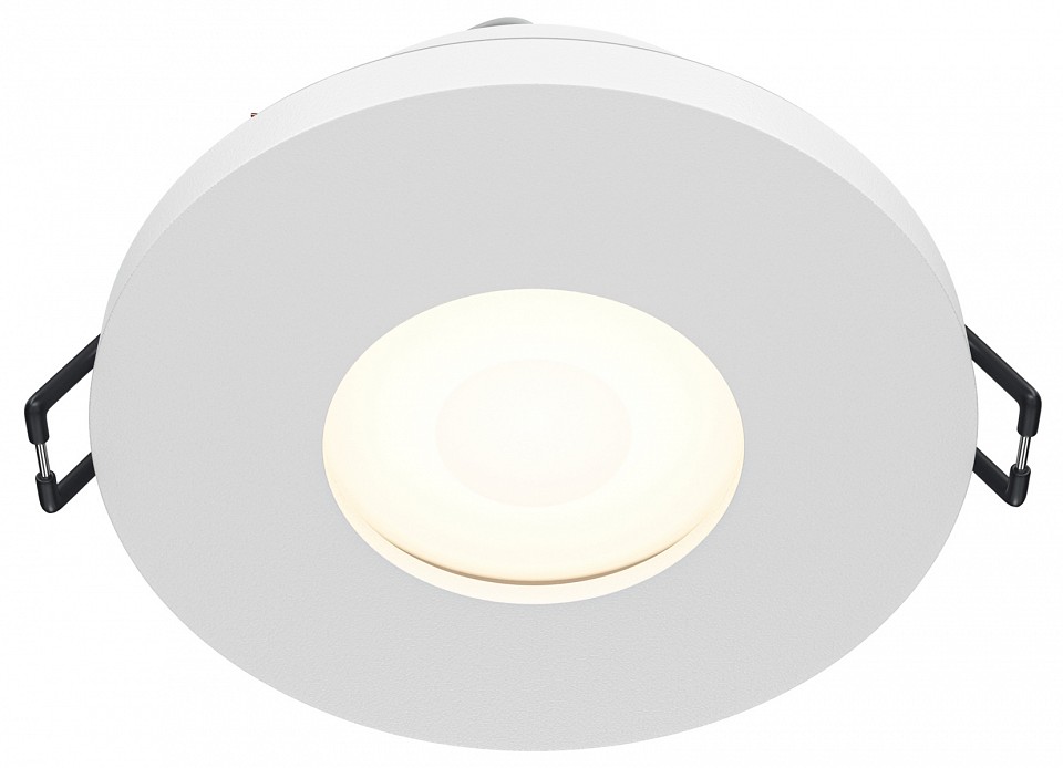 Встраиваемый светильник maytoni technical stark dl083-01-gu10-rd-w