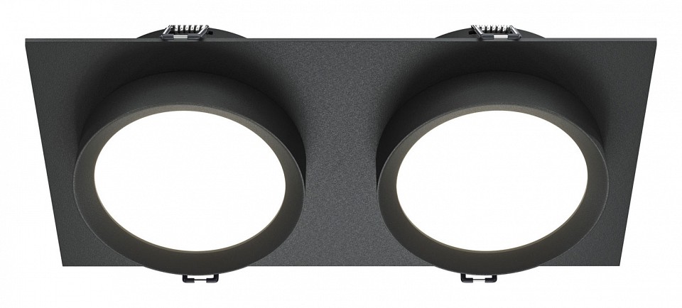 Встраиваемый светильник maytoni technical hoop dl086-02-gx53-sq-b