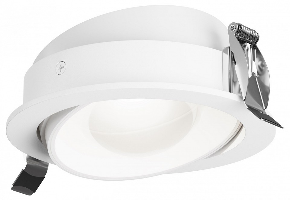 Встраиваемый светильник maytoni technical lens dl105-12w4k-w