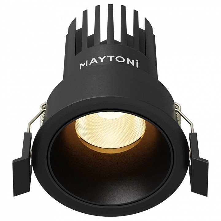 Встраиваемый светильник maytoni technical dip dl115-10w-2.7k-b