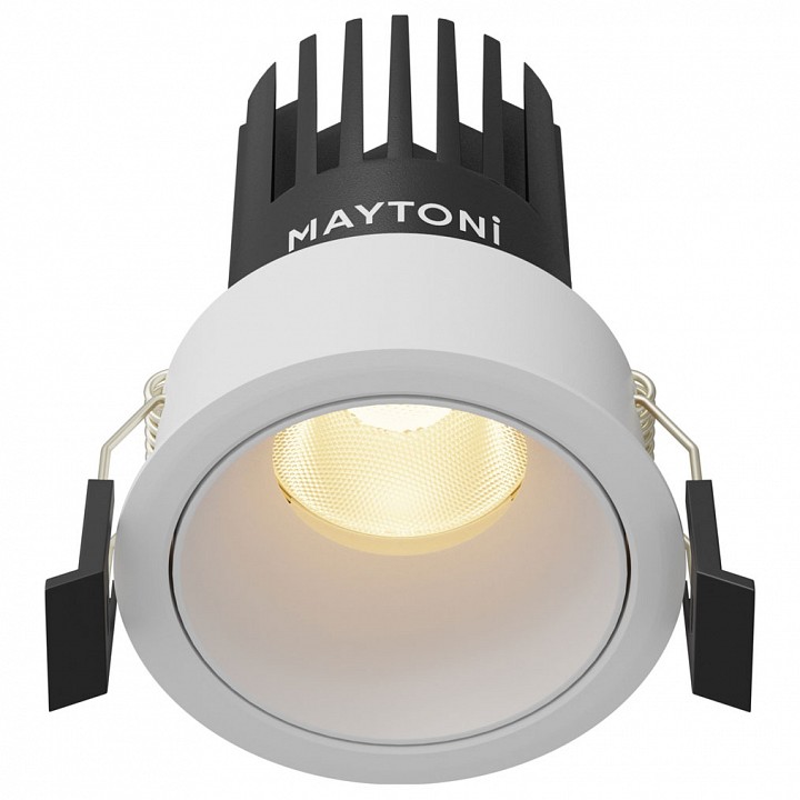 Встраиваемый светильник maytoni technical dip dl115-10w-2.7k-w