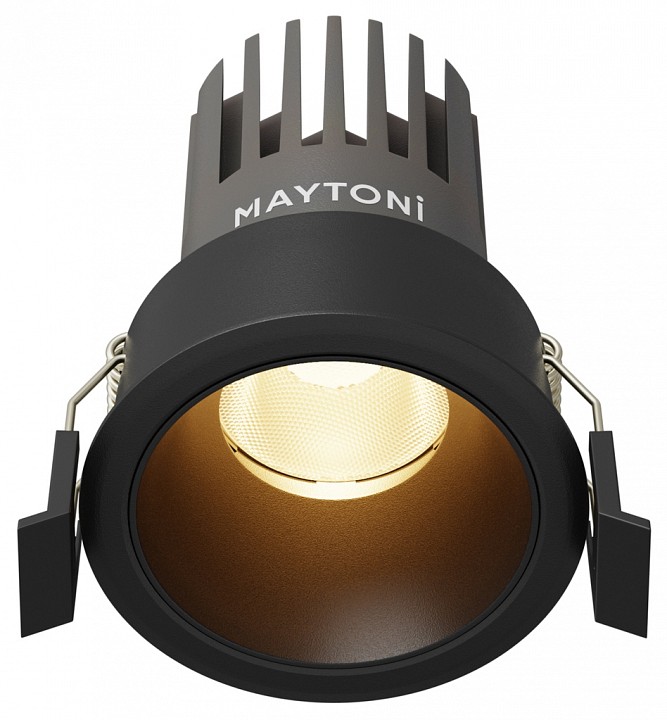 Встраиваемый светильник maytoni technical  dl115-10w-3k-b