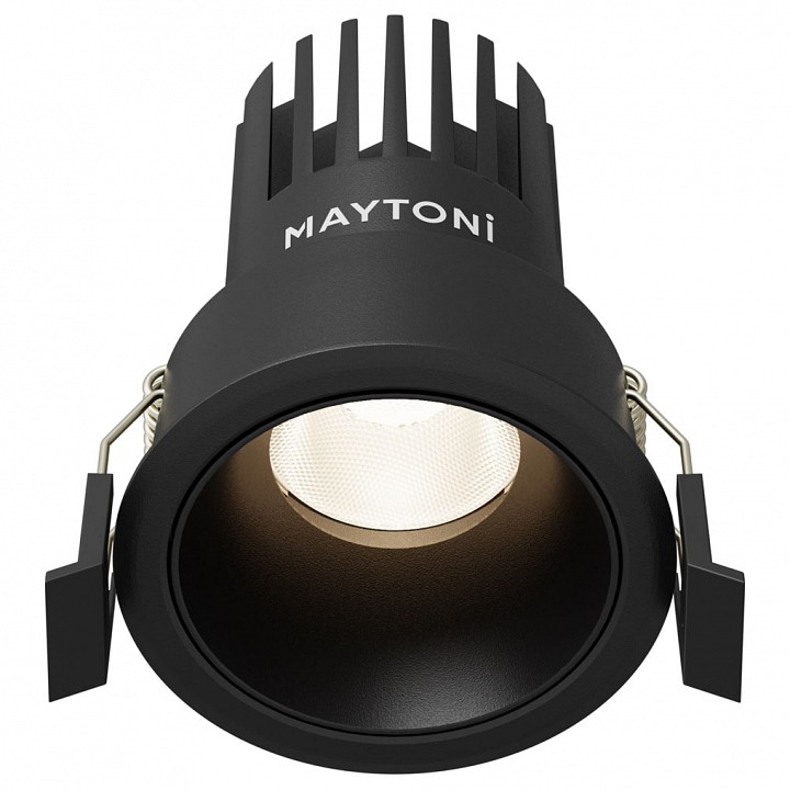 Встраиваемый светильник maytoni technical dip dl115-10w-4k-b