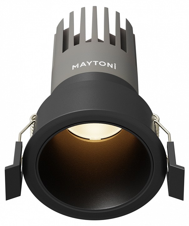 Встраиваемый светильник maytoni technical  dl116-10w-3k-b