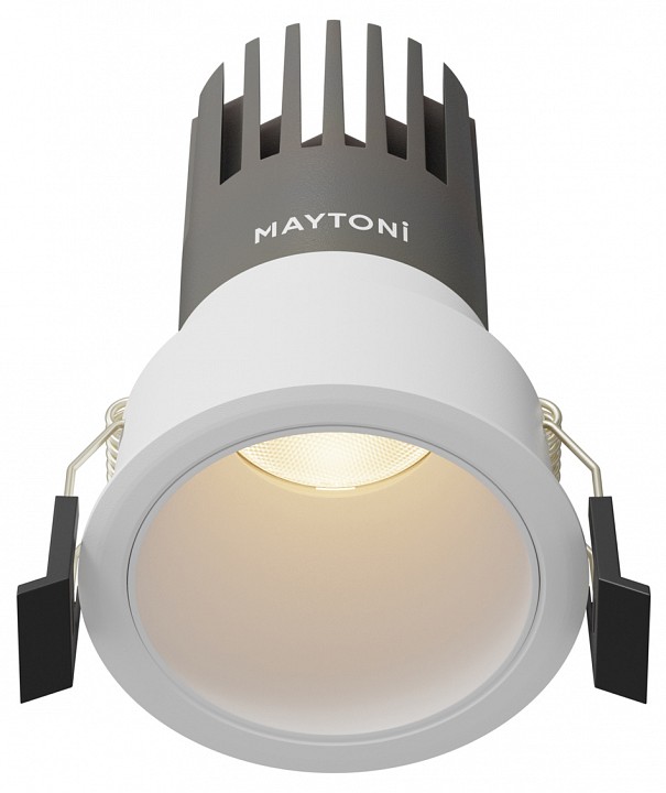 Встраиваемый светильник maytoni technical  dl116-10w-3k-w