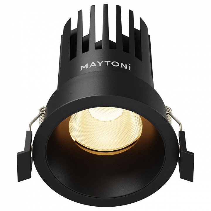 Встраиваемый светильник maytoni technical dip dl117-15w-2.7k-b