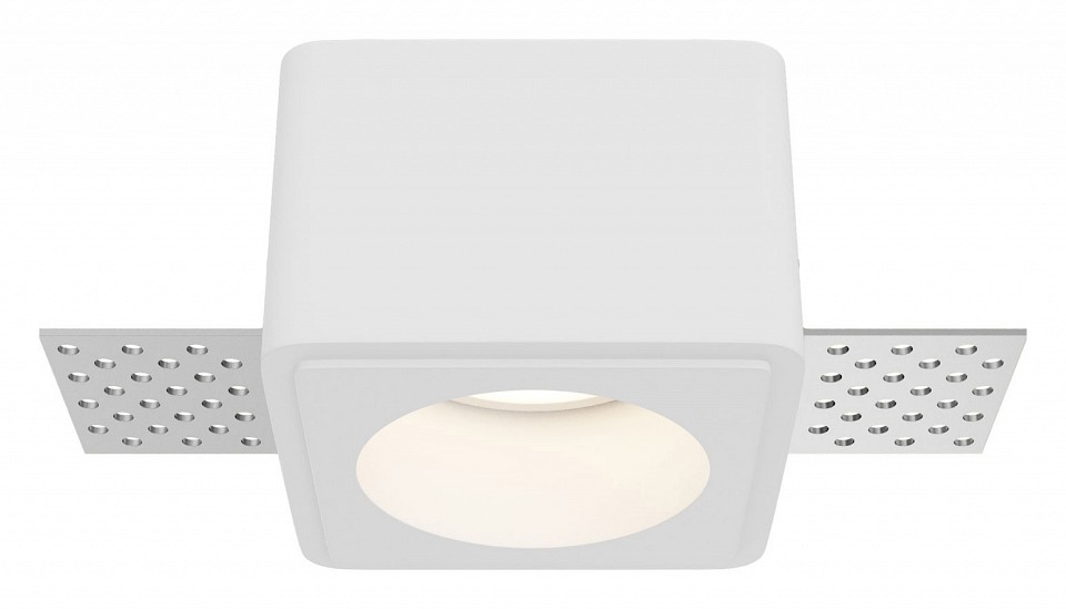 Встраиваемый светильник maytoni technical gyps modern dl123-gu10-01-w