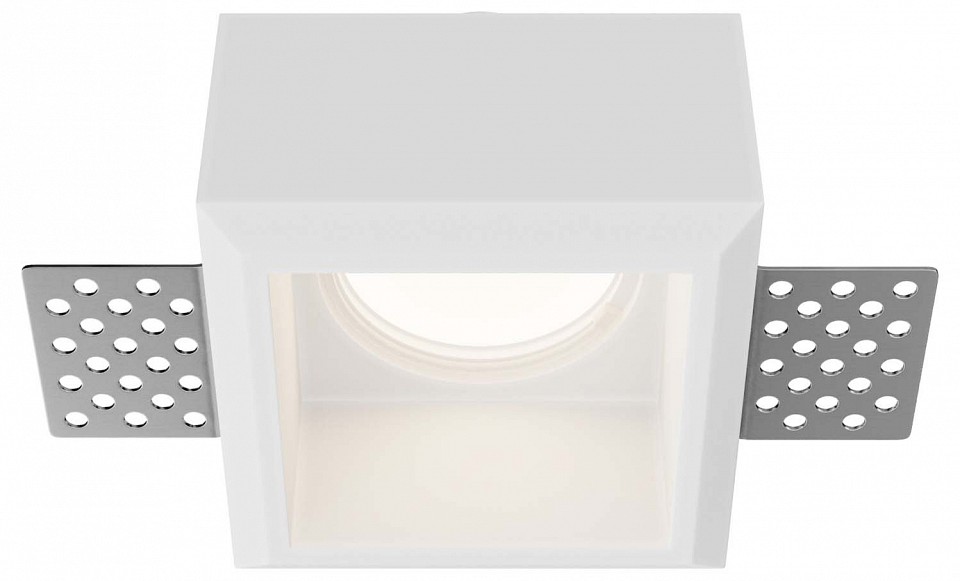 Встраиваемый светильник maytoni technical gyps modern dl131-gu10-01-w