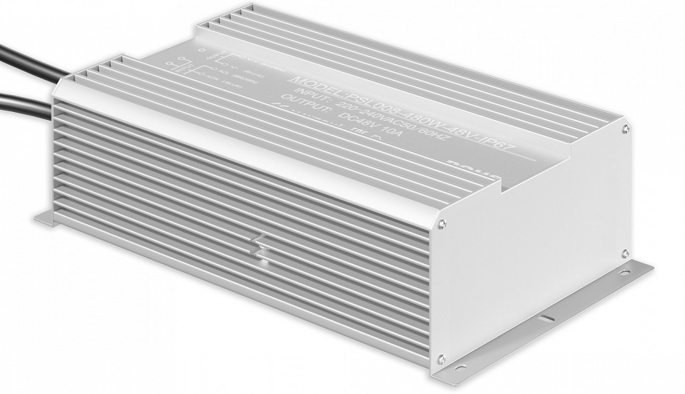 Блок питания с проводом maytoni technical power supply magnetic psl008-480w-48v-ip67
