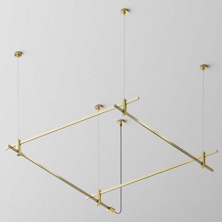 Трек подвесной maytoni technical готовая конструкция tfc-flar-h08-bs