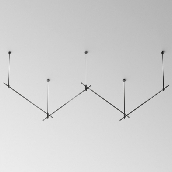 Трек накладной maytoni technical готовая конструкция tfc-flar-l02-b