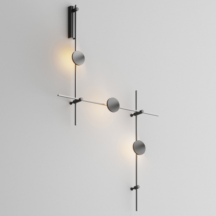 Трек накладной maytoni technical готовая конструкция tfc-flar-w01-b