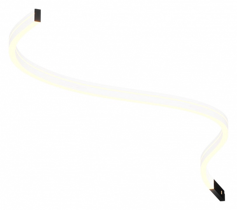 Встраиваемый светильник гибкий maytoni technical flex tr186-1-8w2.7k-b