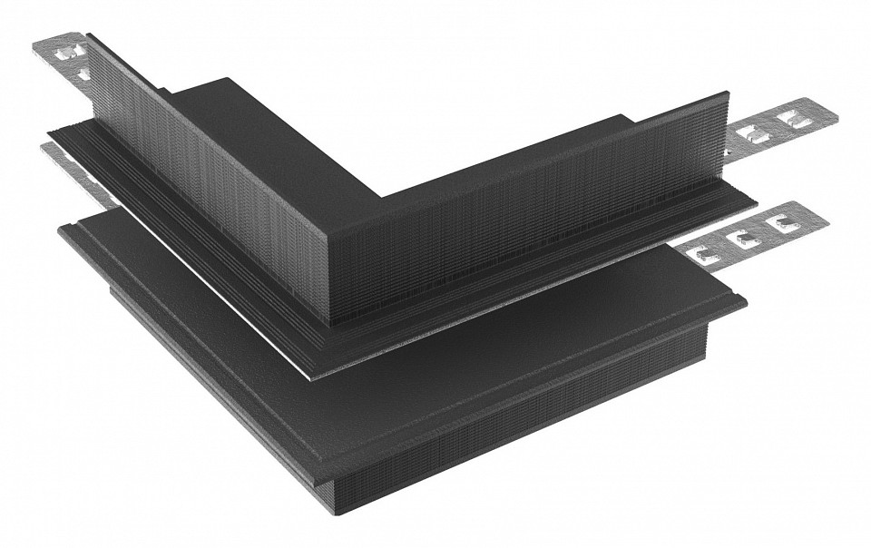 Соединитель угловой l-образный для треков встраиваемых maytoni technical accessories for tracks exility tra034co-42.12b