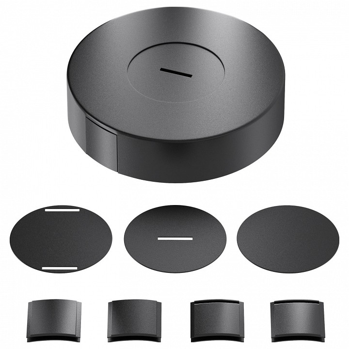 Основание для трека-ремня maytoni technical accessories for system parity tra130sc-1b