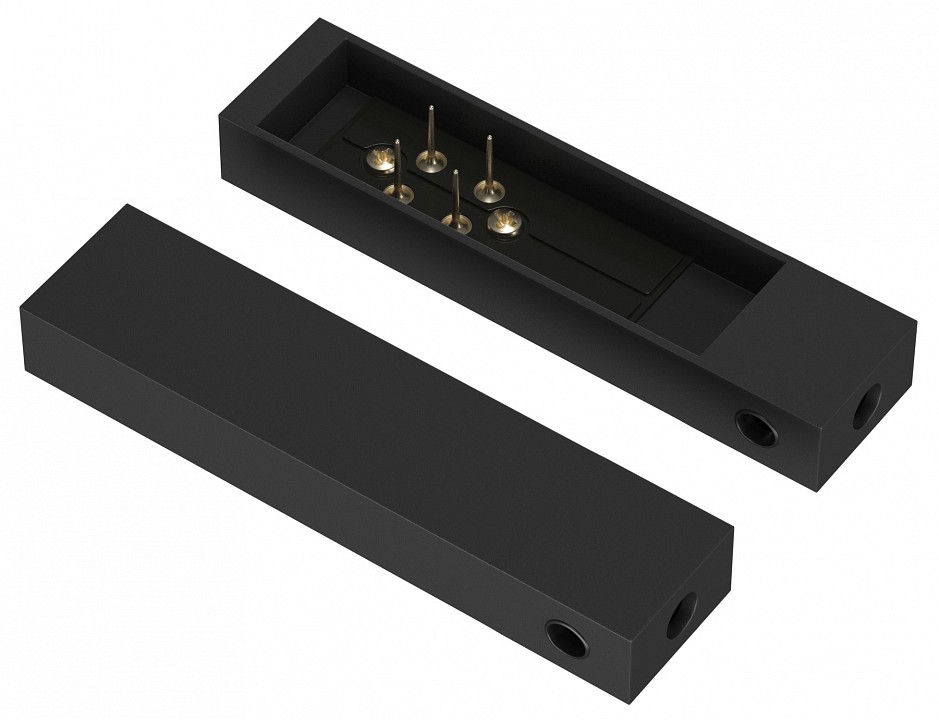Заглушка для трека maytoni technical accessories for tracks elasity tra160c-b