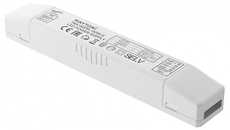 Блок питания maytoni technical power supply magnetic tra160dr-150w-s