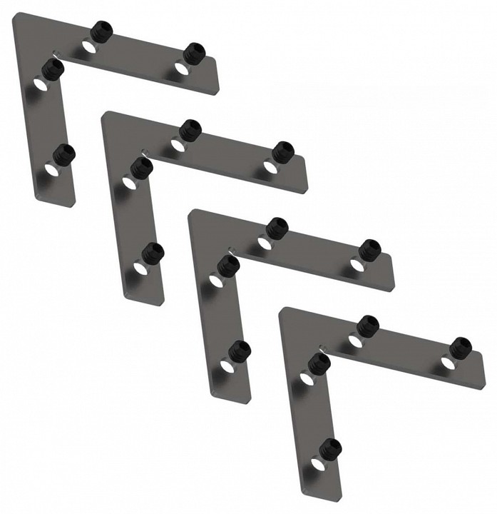 Соединитель угловой l-образный для треков novotech flum 135134