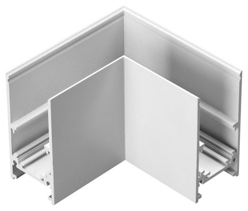 Соединитель угловой l-образный для треков накладных novotech flum 135165