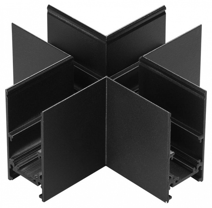 Соединитель x-образный для треков накладных novotech flum 135172