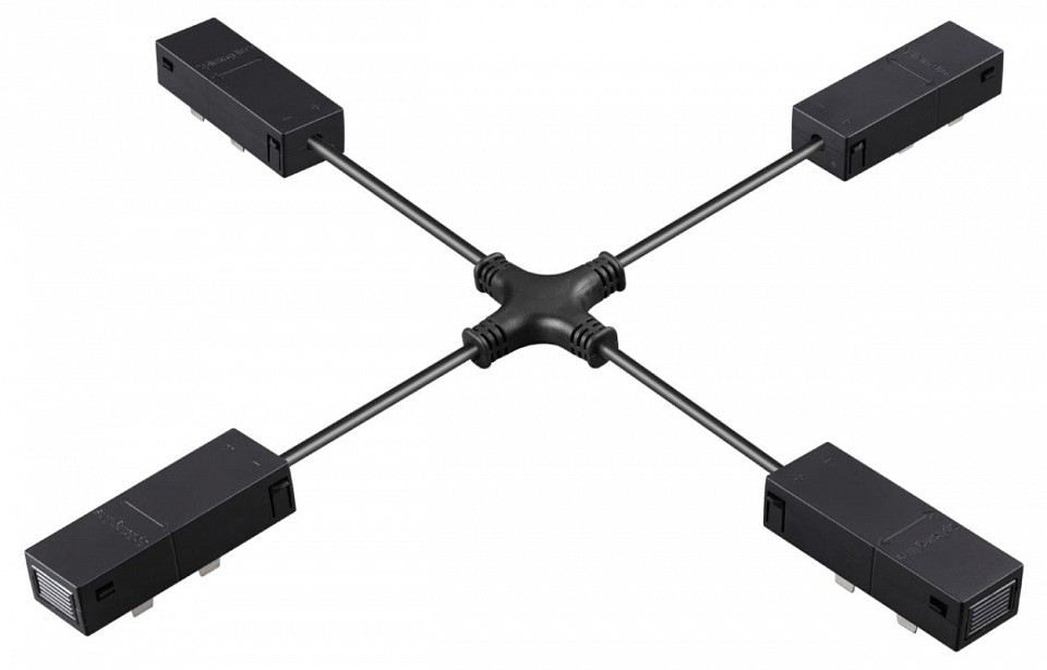 Соединитель x-образный для треков novotech vector 220v 135315