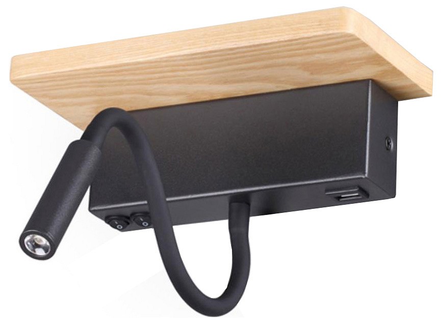 Бра с полкой odeon light woody 3868/8wl