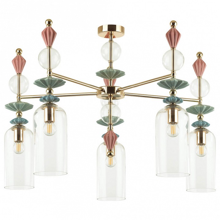 Потолочная люстра odeon light bizet 4855/5c