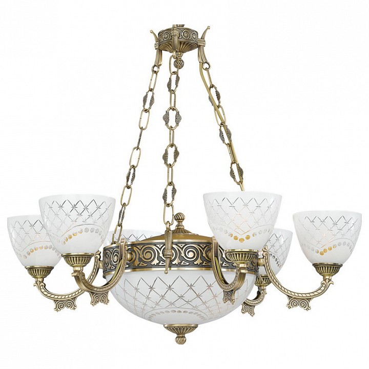 Подвесная люстра reccagni angelo 7052 l 7052/6+2