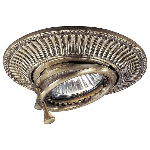 Встраиваемый светильник reccagni angelo 1082 spot 1082 bronzo