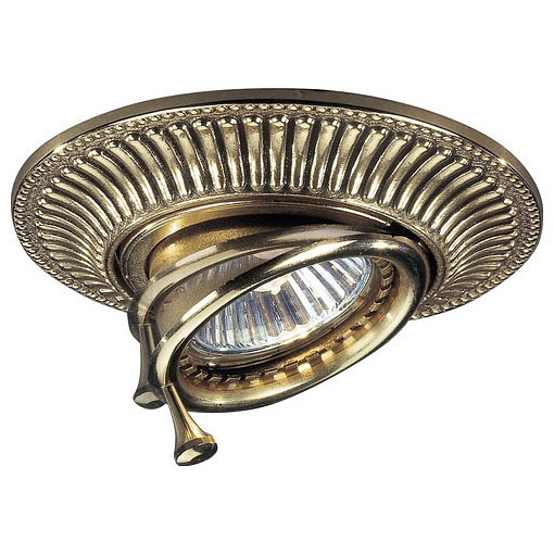 Встраиваемый светильник reccagni angelo 1082 spot 1082 oro