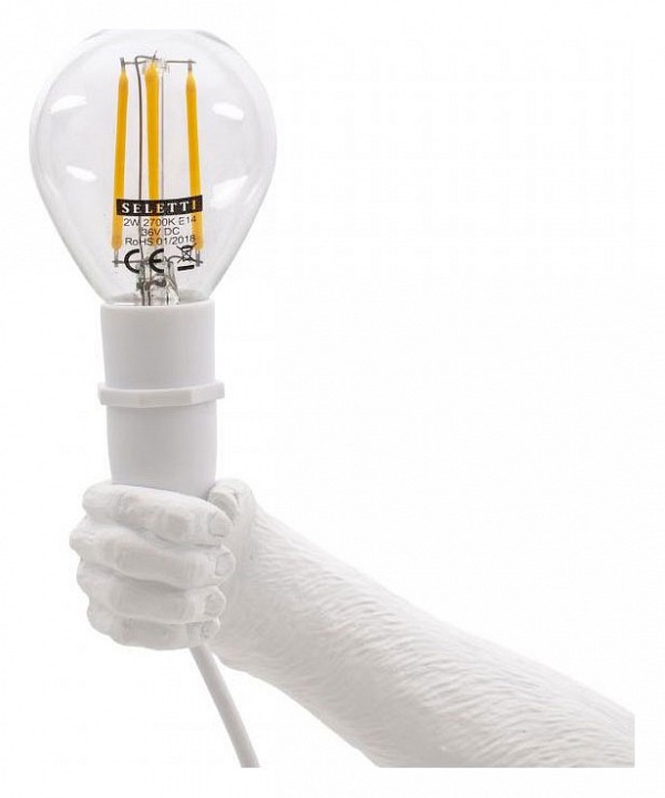 Лампа светодиодная seletti monkey lamp e14 2вт k 14920l