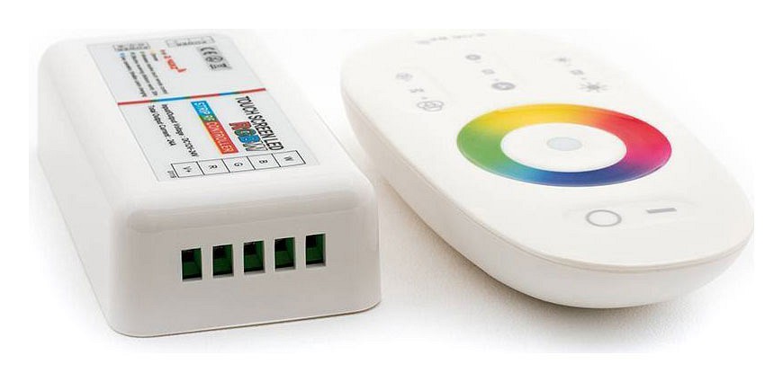 Контроллер-регулятор цвета rgbw с пультом ду swg rf rgb rf-rgbw-s-24a